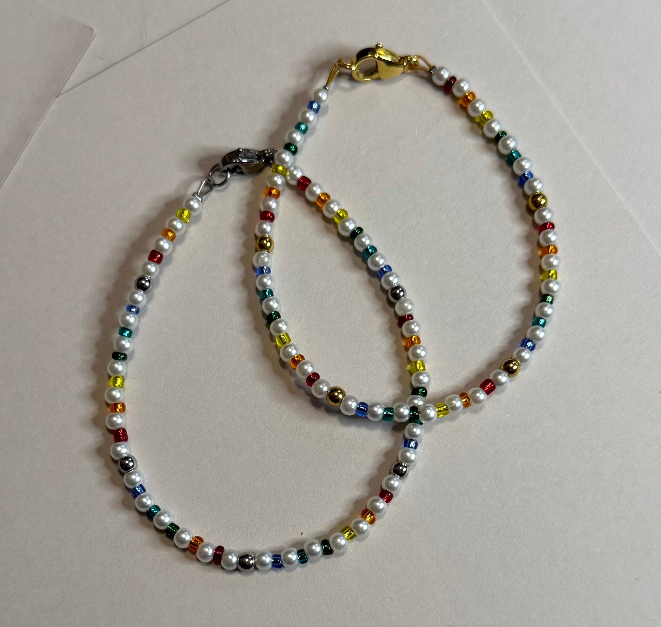 Pearls Of The Rainbow Bracelets