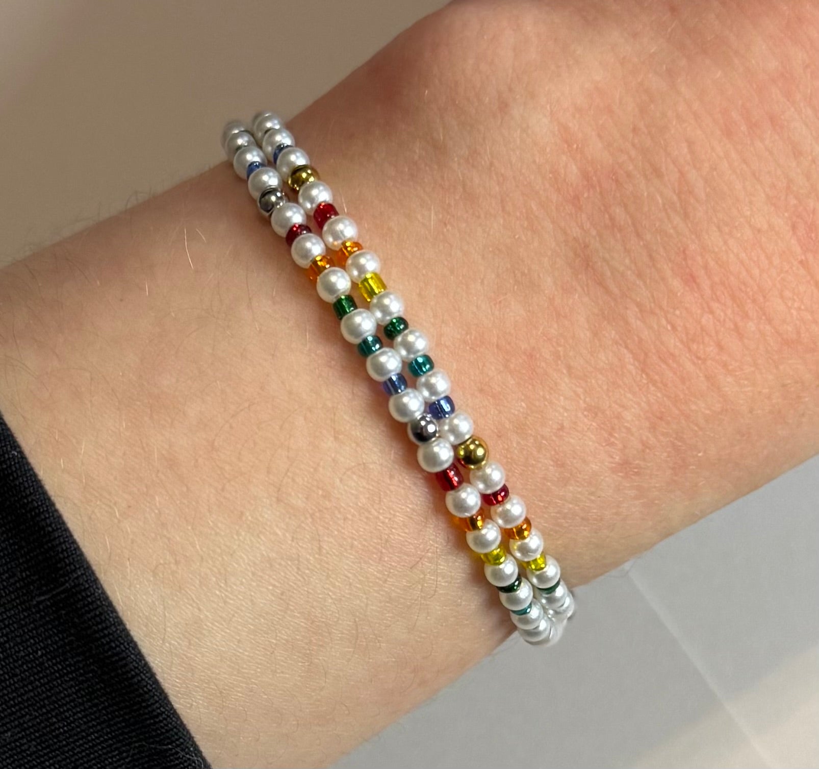 Pearls Of The Rainbow Bracelets
