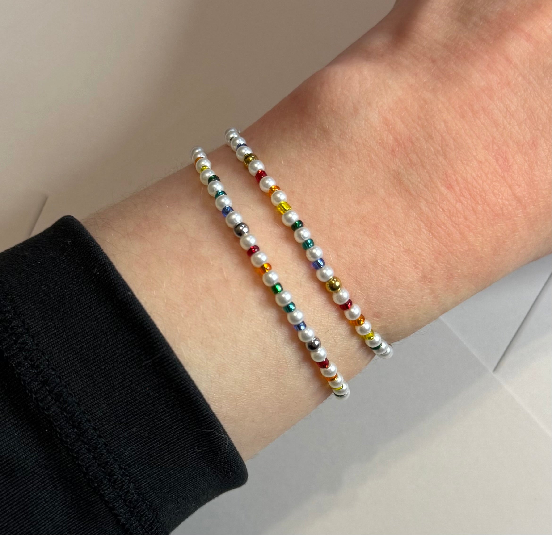 Pearls Of The Rainbow Bracelets