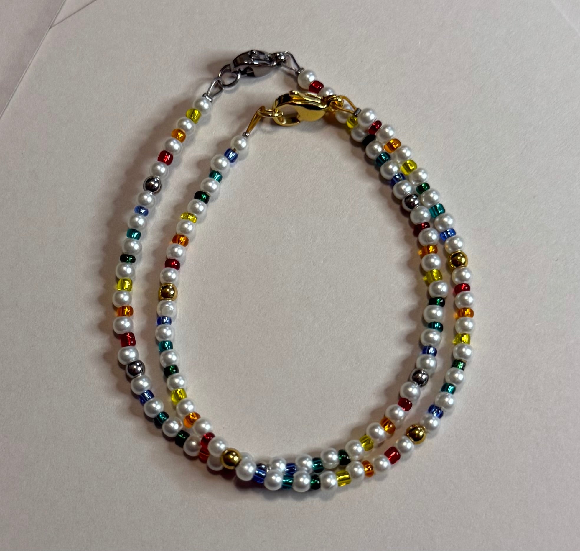 Pearls Of The Rainbow Bracelets